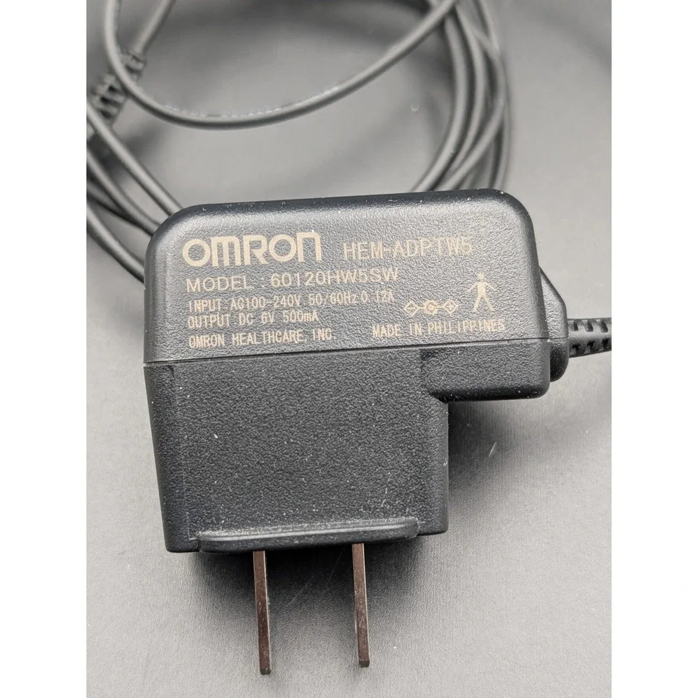 Genuine OEM Omron AC Power Adapter HEM-ADPTW5 for HEM-775/HEM-7052‎ (60120HW5SW)